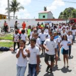 Simulado de emergência mobiliza escolas e voluntários em bairro de Dias d’Ávila