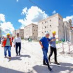 Prefeitura acompanha avanço das obras nos Residenciais Serra Verde I e II