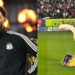 Vozinha recebe camisa do novo clube de paraquedas em festa com mais de 30 mil torcedores no estádio