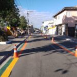 STT finaliza mudança no trânsito em Arembepe e Abrantes com instalação de sinalização vertical e horizontal